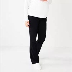 Maternity A:Glow Kohls Over-the-Belly Bootcut Yoga Pants